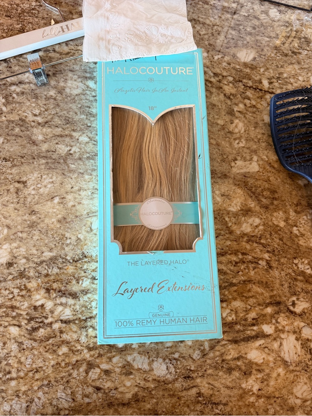 Layered Hair Extensions - Light Brown (18" CUT DOWN TO 14”) 116